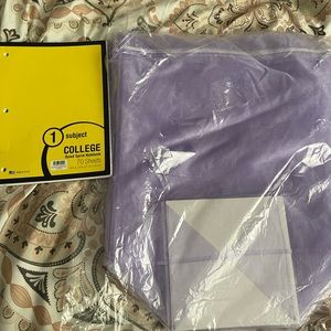 Purple sheer gift bags